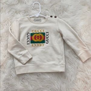 GUCCI kids sweatshirt with Gucci logo